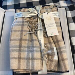 Il Maestro Italiano Plaid throw